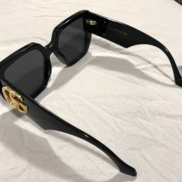 Gucci Black Generation 54mm Oversized Sunglasses main image 5